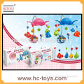Timing bed bell with remote & projection function ( dolphin plush bear, cow, elephant, lion, monkey )baby toys